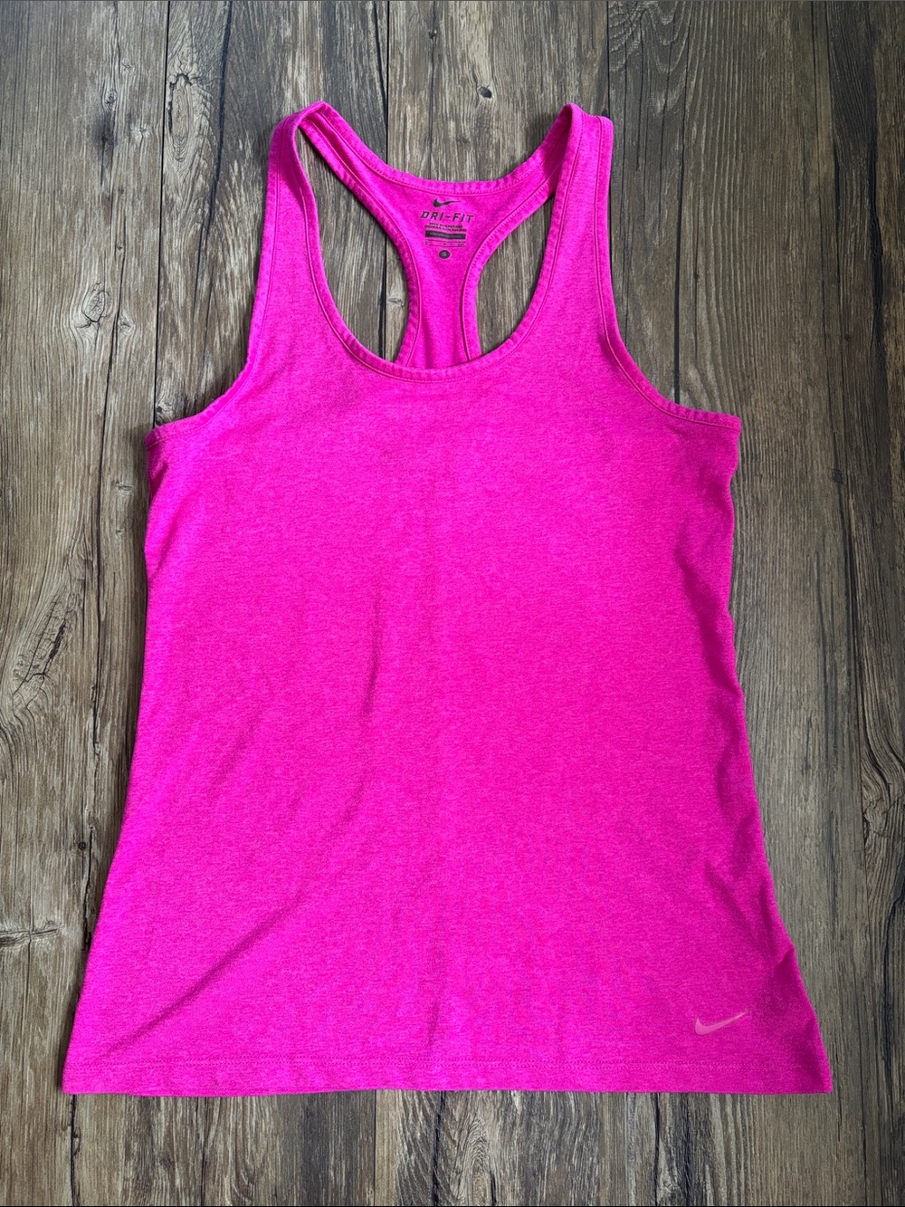 Nike Women's Bright Pink Racerback Tank Top